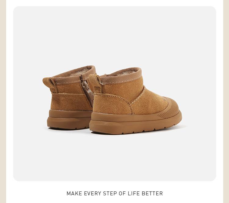 Kids' Winter Warm Cotton Boots - New Style Baby Snow Boots with Velvet, for Boys and Girls