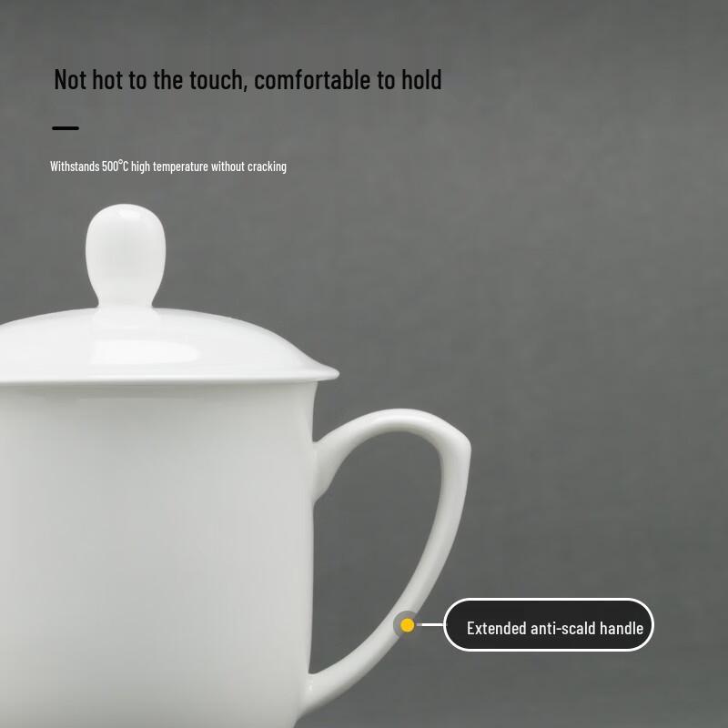 Jingdezhen Ceramic Tea Cup with Lid