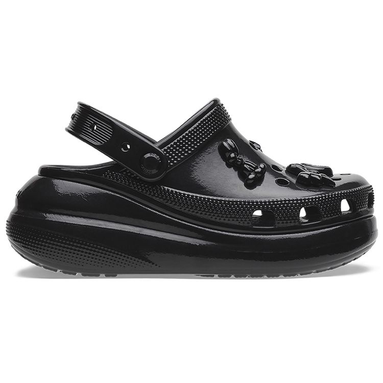 Crocs EVA Classic Bright Puff Clogs Women Footwear Black 209285-001