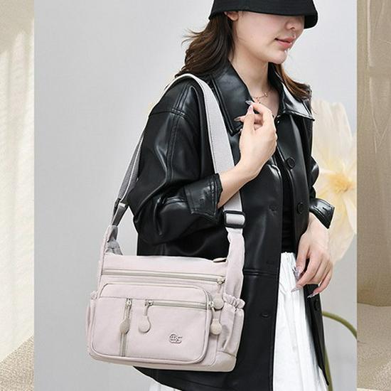 Korean Style Women's Washable Fashion Bag - Large Mommy Shoulder, Travel Backpack, Casual Crossbody
