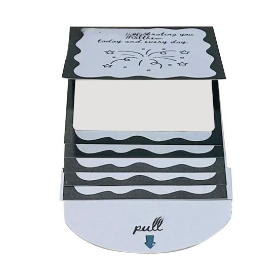 Christmas Gift Card Booklet Handmade Merry Christmas Gift Card Book Pull-out Design DIY Wow Card Holder Keepsake Gift for Holiday Xmas Party