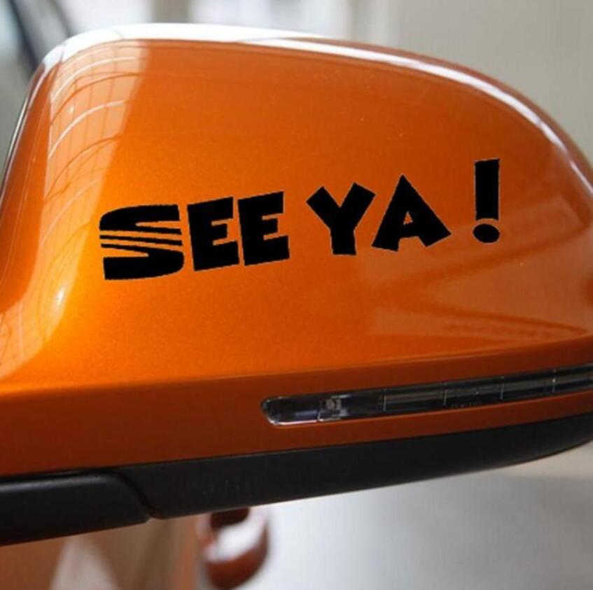 20*4 Cm Car Stying See Ya Car Sticker Wall Home Glass Window Door Laptop Sticker