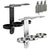 2set Soap Dispenser Bottle Holder With Mounting Screws Wall Mounted Stainless Steel home Bathroom Bottle Storage Rack