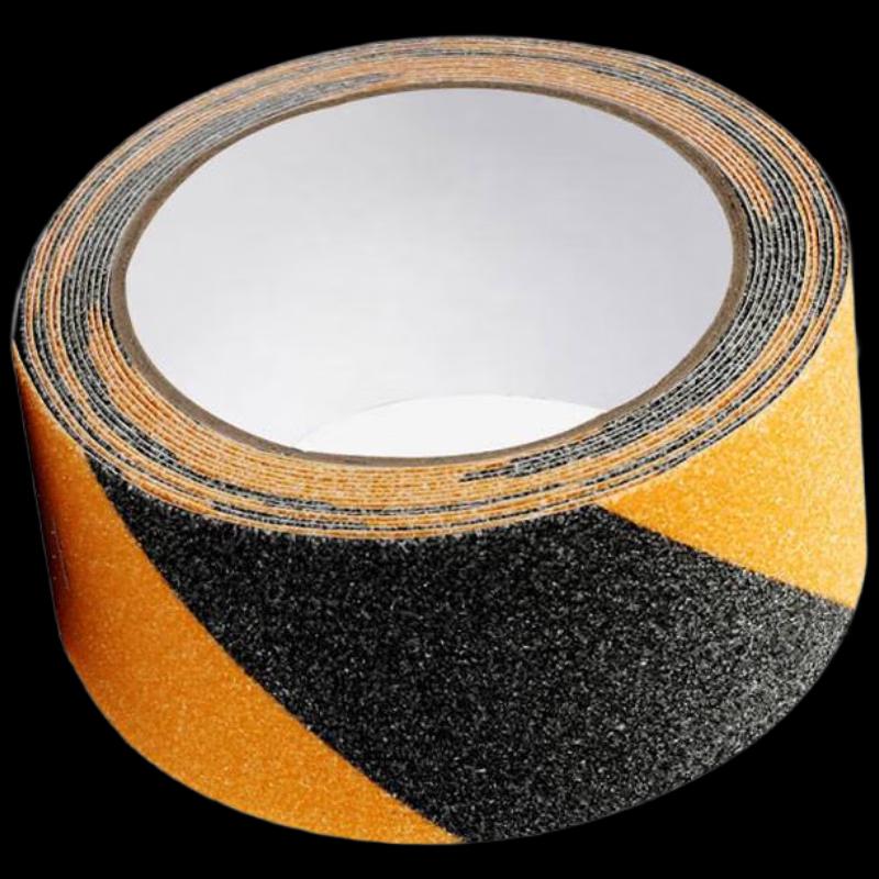 Gongba Yellow Black PVC Frosted Anti-slip Tape