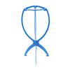 Collapsible Plastic Wig Stand Easy Assembly Portable Travel Folding Wig Head Multi-purpose Hat Display Rack Wig Styling Dryer Holder Wig Accessories