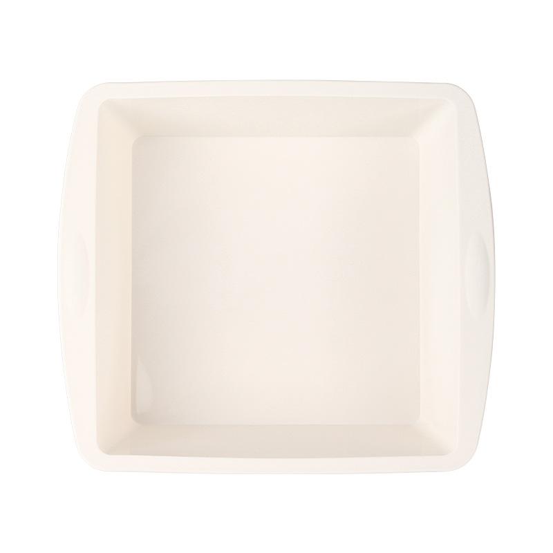 Formă pătrată din silicon de 8 inch pentru torturi, pâine DIY, patiserie, prăjituri la abur și tavă de copt ușor de demontat pentru cuptor de casă