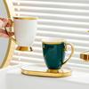 Phnom Penh White Coffee Couple Cup,280ML Light Luxury Mug European Creative Personality Trend Bone China Mugs Ceramic Drinkware