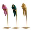 Crafts Home Deocr Sculpture Desktop Decoration Parrot Statue Miniature Figurines Simulated Animal