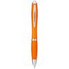 Pen with Body and Same-color Grip "Nash" (blue Ink) Orange