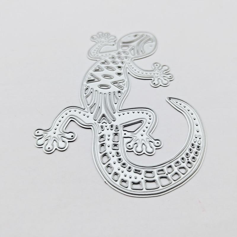 Cartoon Lizard Design Style Metal Cutting Die Stencil for DIY Scrapbooking Album Photo Embossing Paper Card Craft Decor