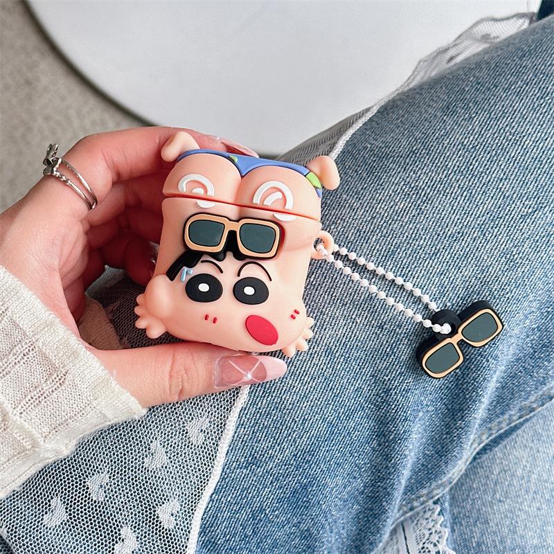 Fun Day Manga Boy AirPods Pro1 Protective Case Cartoon 1st Generation Third Generation Apple Wireless Earphone Case Funny