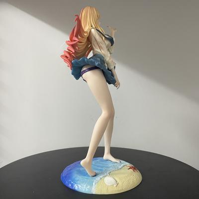 Anime Figur Strand Mein Dress-Up Darling Marin Kitagawa Schuluniform Badeanzug Schönes Mädchen Sammlerstück Modell Spielzeug Actionfigur