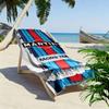 Martini Racing Print Strandtuch, Großes Weiches Schnelltrocknendes Handtuch für Strand Camping Schwimmen
