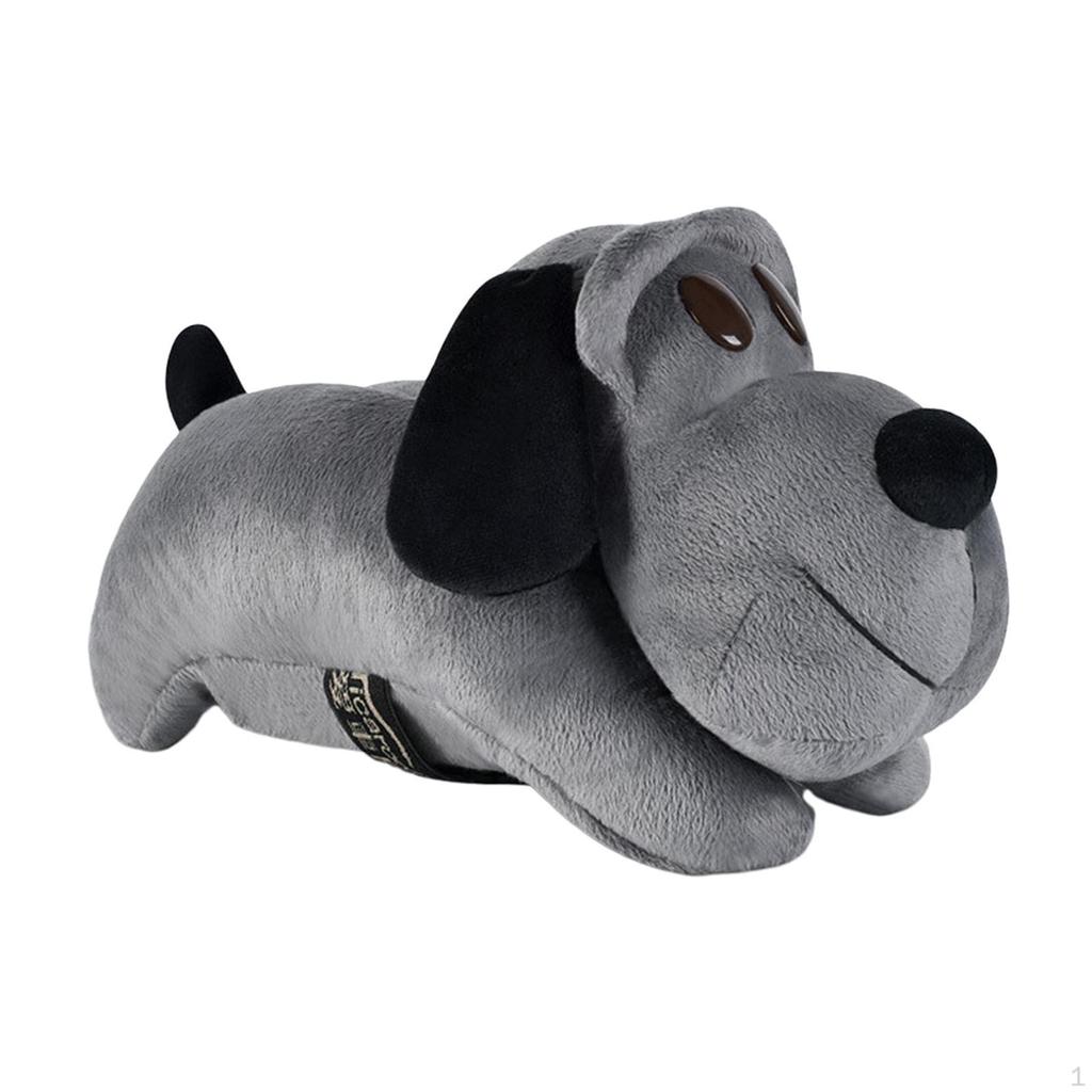 Desk Tissue Holder Box Dog Sculpture Toilet Paper for Car Office