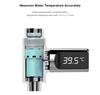 LW-101 LED Display Home Water Shower Thermometer Flow Water Temperture Monitor Led Display Shower Thermometers Support Dropship