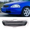 Samochodowa siatka z włókna węglowego ABS Przednia kratka maski do 96-98 Honda Civic EJ/EK Typ R JDM