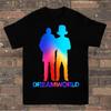 Gradient Silhouette Figures Dreamworld T-Shirt