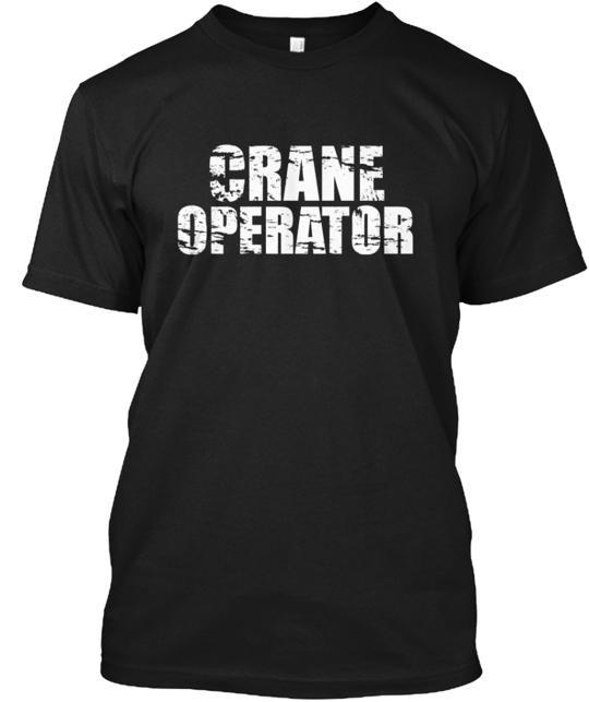 Warning Crane Operator T-Shirt Made in the USA Size S to 5XL Unisex T-Shirt L