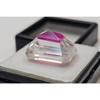 Stunning Pitambari Sapphire Bi-Color Natural Emerald Cut 18+ Ct Loose Gemstone