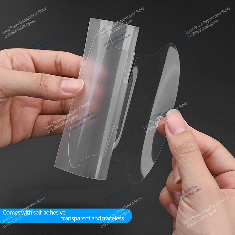 4/8Pcs Car Door Handle Bowl Protector Film For BMW M Performance E36 E46 E39 E60 E87 1 2 5 Series Anti-Scratch PVC Accessories FP7