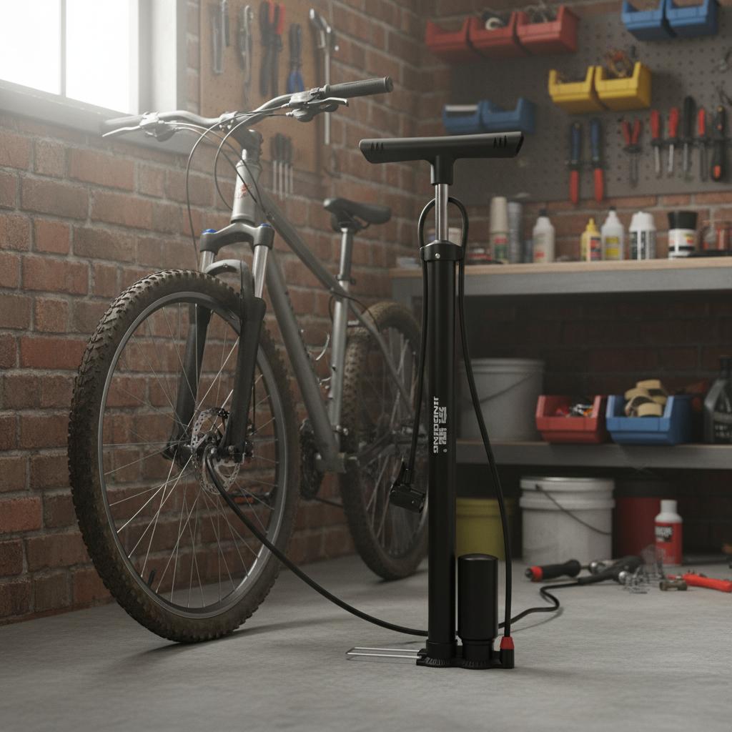 Portable High-Pressure Hand Pump For Bike Electric Vehicle Basketball Durable And Multi Functional