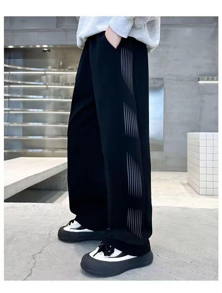 Spring Claws Kids' Wide-Leg Casual Pants 2024 - Loose, Long Sport Trousers for Spring & Autumn