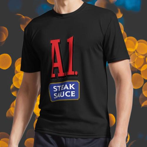 

New A1 Sauce Essential TShirt879 Active Logo Men s T-shirt funny size S to 5XL L