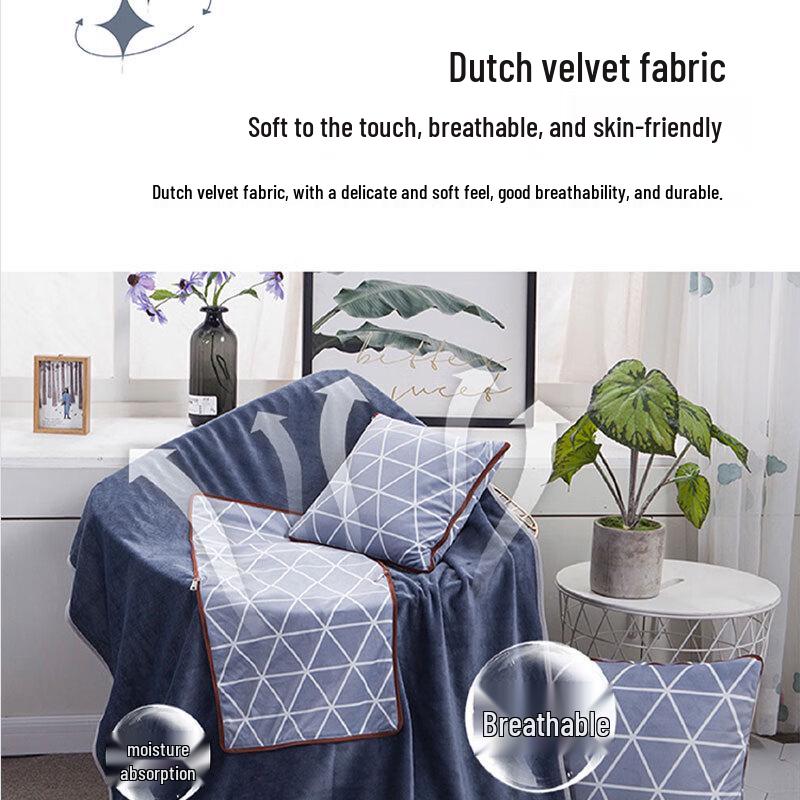 Faunen Multi-functional Plush Throw Pillow Blanket