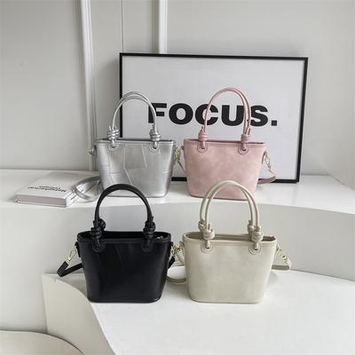 Popular Small Bag Women's Summer New Portable Bucket Bag Fashion Shoulder Messenger Bag Tote Bag Tide