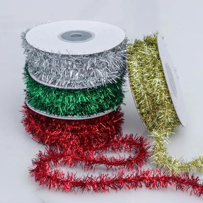 9M Christmas Ribbons Iron Wire Core Bright Red & Green Wide Ribbon Decorations for Festive Home and Garden