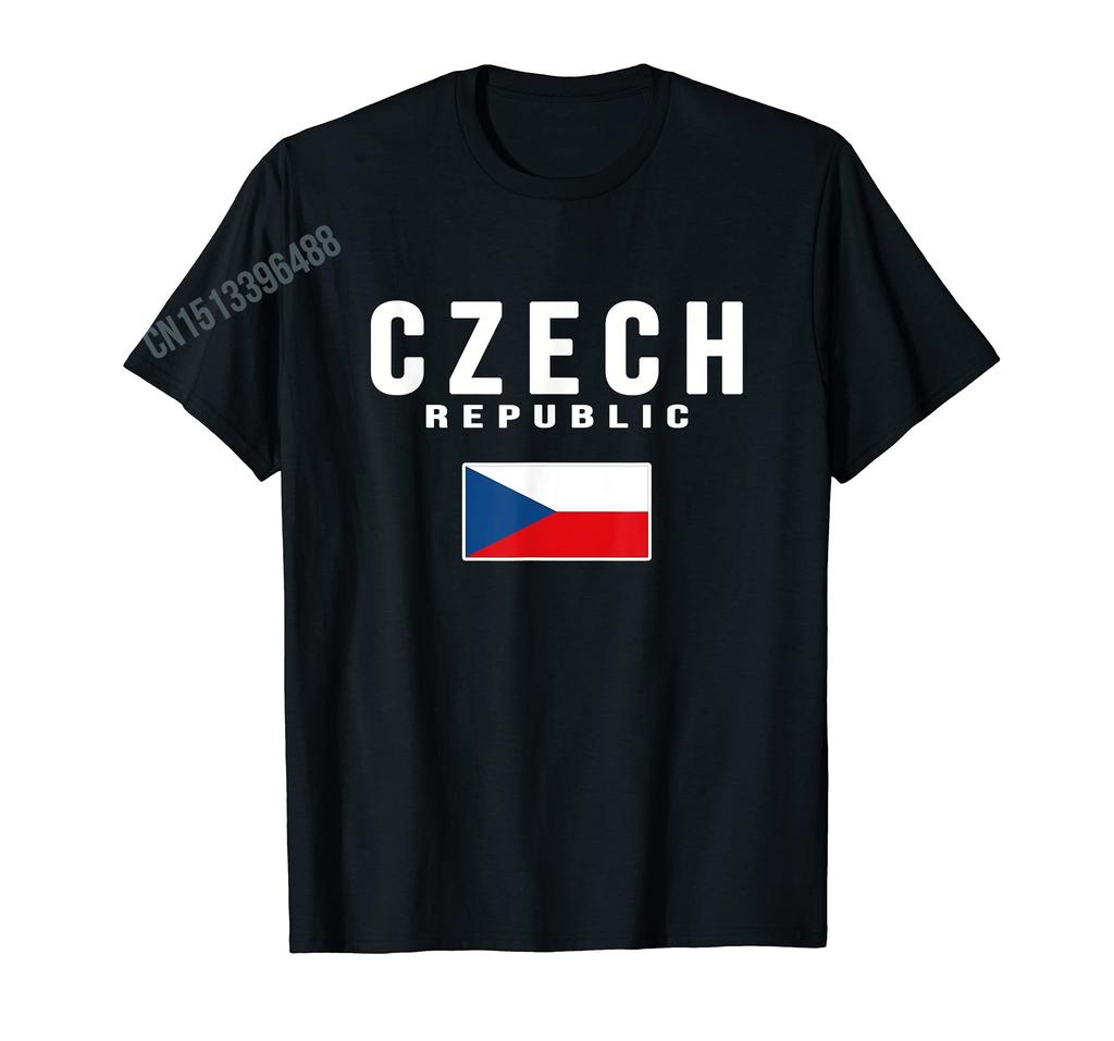 Men Women T Shirt More Design Czech Republic Lion Coat of Arms Graphic TShirt Map Tops 100 Cotton Tees