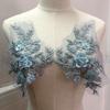 Hot Selling 3D Floral Embroidery Lace Applique Fully Beaded for Dresses LT2468A
