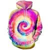 Men's Hoodie  Tie Dye Print Sweatshirts For Men Casual Hooded Shirt Y2k Hoodies Pullover Clothes Harajuku Top Men's Clothing