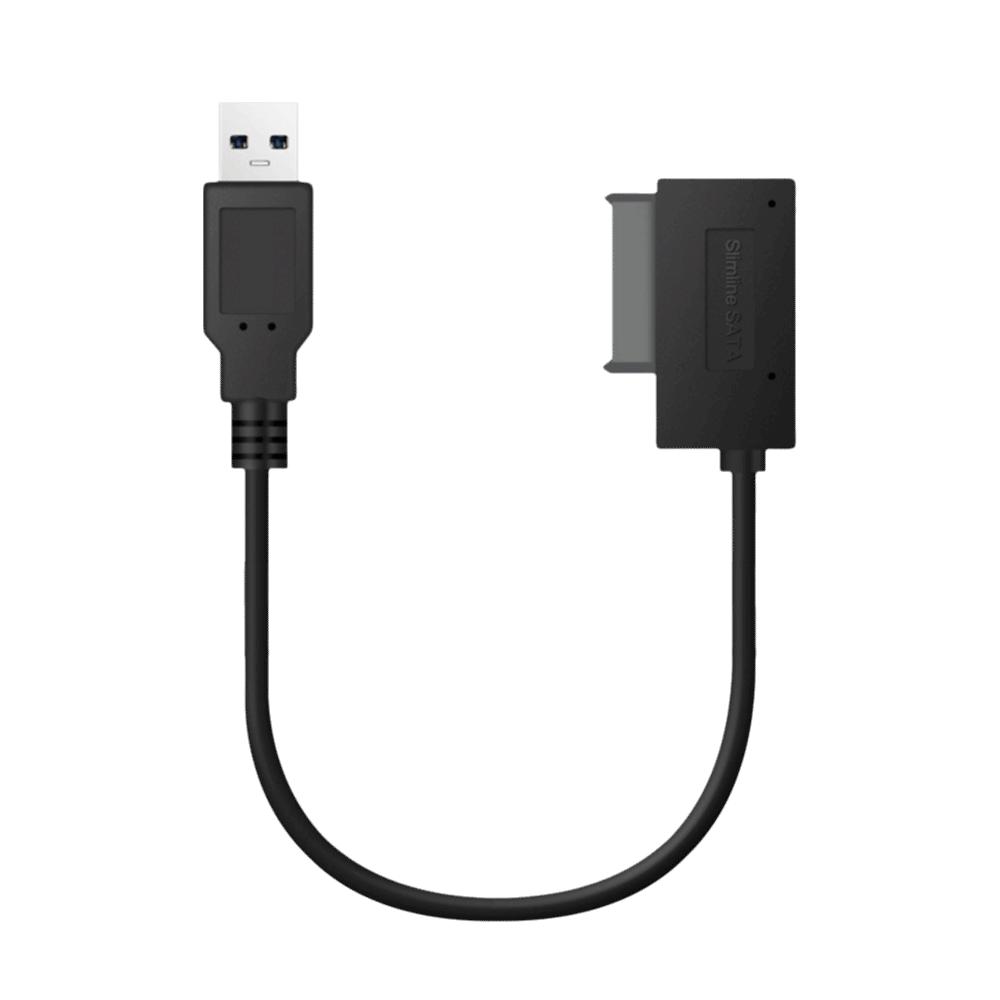 USB 2.0 USB to SATA Cable USB 3.0 Optical Drive Adapter CD DVD ROM Cable Optical Drive Replacement