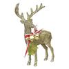Glitter Golden Reindeer Statue | Christmas Tree Decoration Items | Christmas Hanging Ornaments Props | Xmas Decorations Items