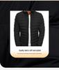 2024 Winter European Men's Stand Collar Cotton Jacket, Solid Color, Plus Size Casual Outerwear