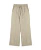 Nodeuyuumeon Cotton Relax Elastic Waist Pants [Beige]
