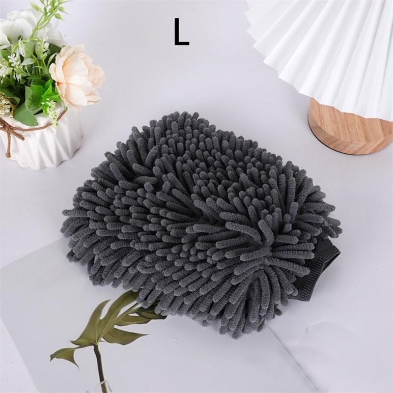 Car Wash Gloves Chenille Glove Plush Rags Thickened Double-sided Car Supplies Cleaning Tools Auto Acessories Car Detailing
