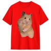 Cute Hamster Meme 100 Cotton T Shirt For Unisex Beach Streetwear Tshirts O Neck Harajuku Tee Shirt Plus Size Pattern Clothing