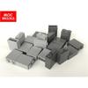 100pcs / Lot MY OWN CREATION Blocks Dark Gray Light Gray Brick 1 X 2 X 2 Including Inside Stud Holder Fit Including 3245C Building Blocks