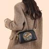 Borsa a Spalla Vintage Borsa per Madre di Mezza Età Donna Multistrato Grande Capacità Borsa a Tracolla Goffrata