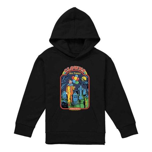 Steven Rhodes Childrens/Kids Clowns Are Funny Hoodie