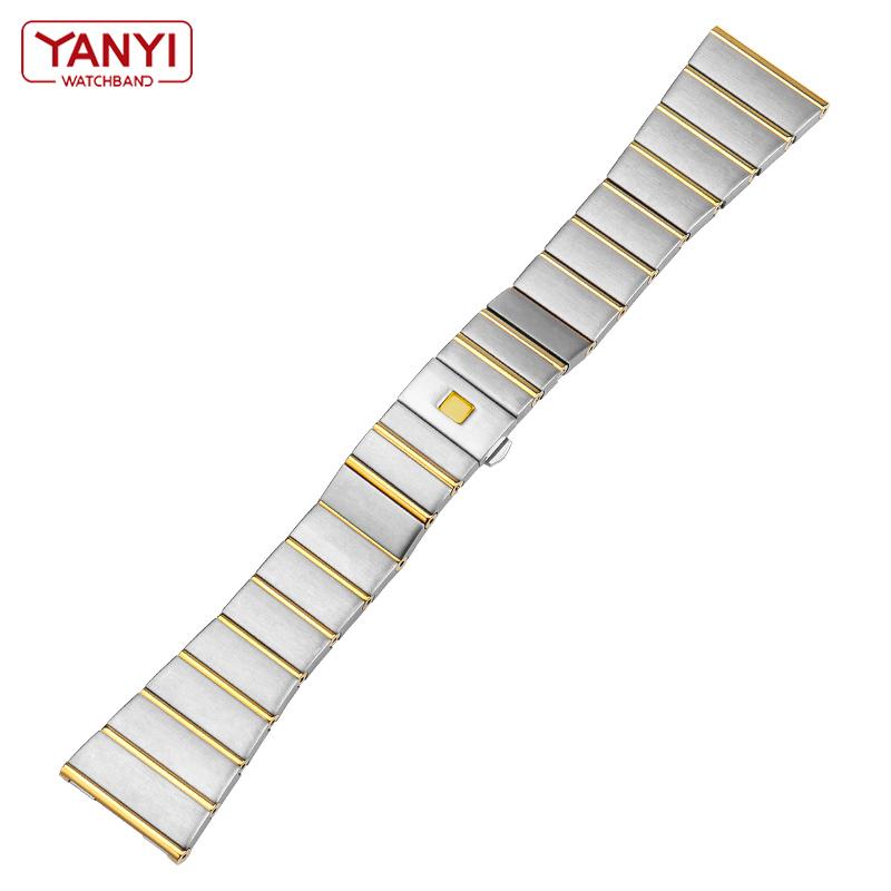 High-quality Stainless Steel Watchband for Ome-ga Watch Strap 15mm 17mm 18mm 23mm 25mm Solid Metal Watch Band Steel Bracelet
