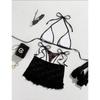 Women S Sexy Lace Multi Layer Three Piece Bikini Swimwear Set