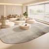 Irregular Shape Living Room Decoration Large Carpet Thickend Plush Rugs for Bedroom Fluffy Soft Lounge Floor Mat Cream Style Rug