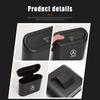 ABS Car Interior Storage Box Portable Garbage Can For Mercedes Benz AMG A C E Class W201 W210 W108 W204 W205 W203 W21 Accessory OX6