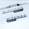 Letter Emblem for Mercedes Benz V12BITURBO V8 BITURBO 4MATIC+ TURBO 4MATIC Car Styling Fender Logo Sticker Chrome Glossy Black AZ1 C13