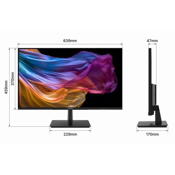 Écran PC - JAPANNEXT - 28" 4K UHD - IPS - 60Hz - 1 DP 1.2 - 2 HDMI 2.0