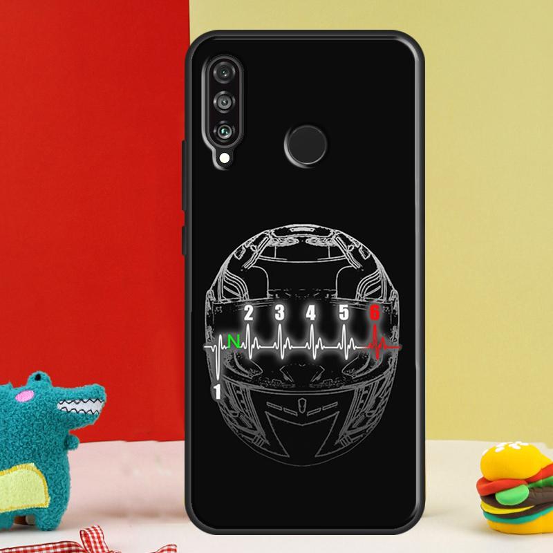 Motorcycle Gear For Huawei Nova 5T 9 10 SE 12i 12s 11i Y91 Y90 Y60 Y70 Y72 Y61 P60 P30 Pro P20 P40 Lite Case