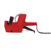 Price Label Gun Small Tag Sticker Maker Machine Red with Ink Shaft 10 Rolls of Paper